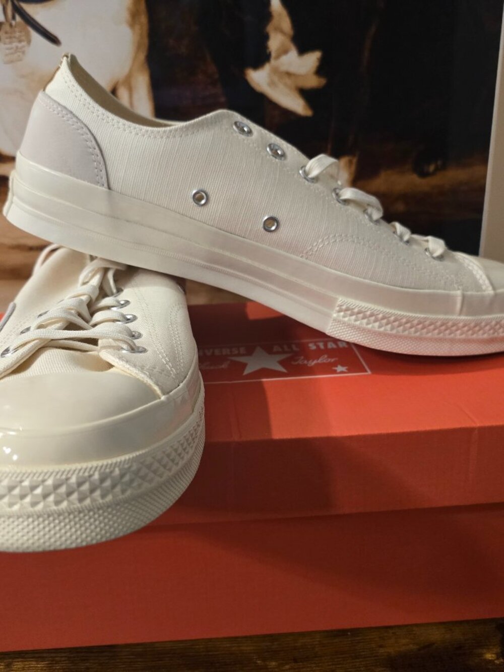 CONVERSE Chuck Taylor 70s Low Top Suede Leather Egret / Hay A15993C Mens 10 NEW